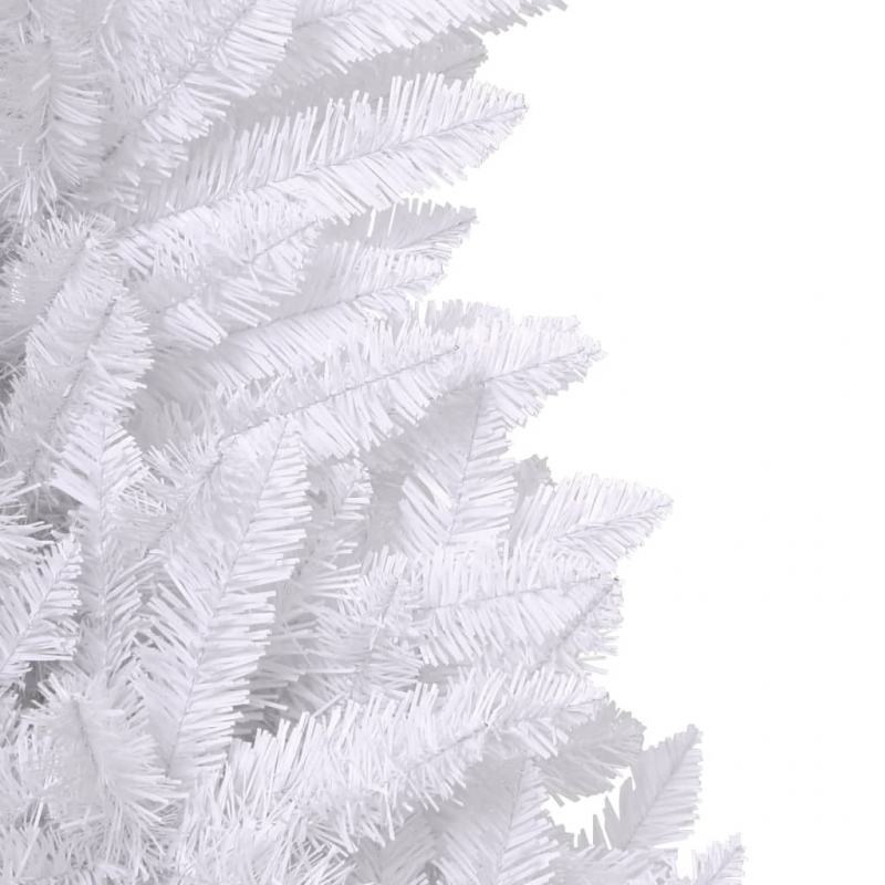 Künstlicher Weihnachtsbaum Klappbar mit Ständer Weiß 120 cm