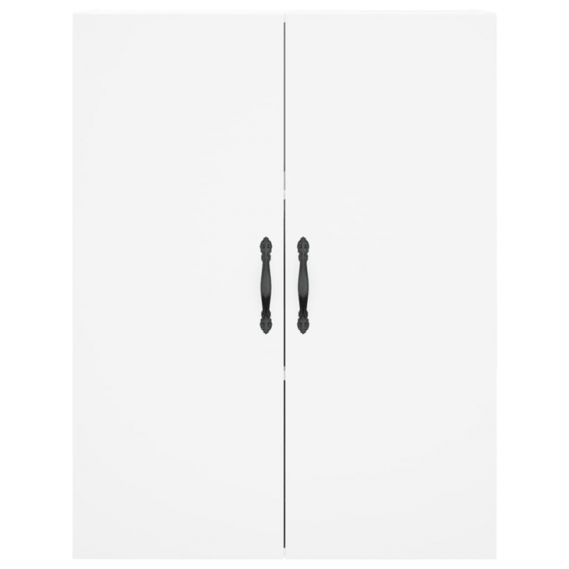 Highboard Weiß 69,5x34x180 cm Holzwerkstoff