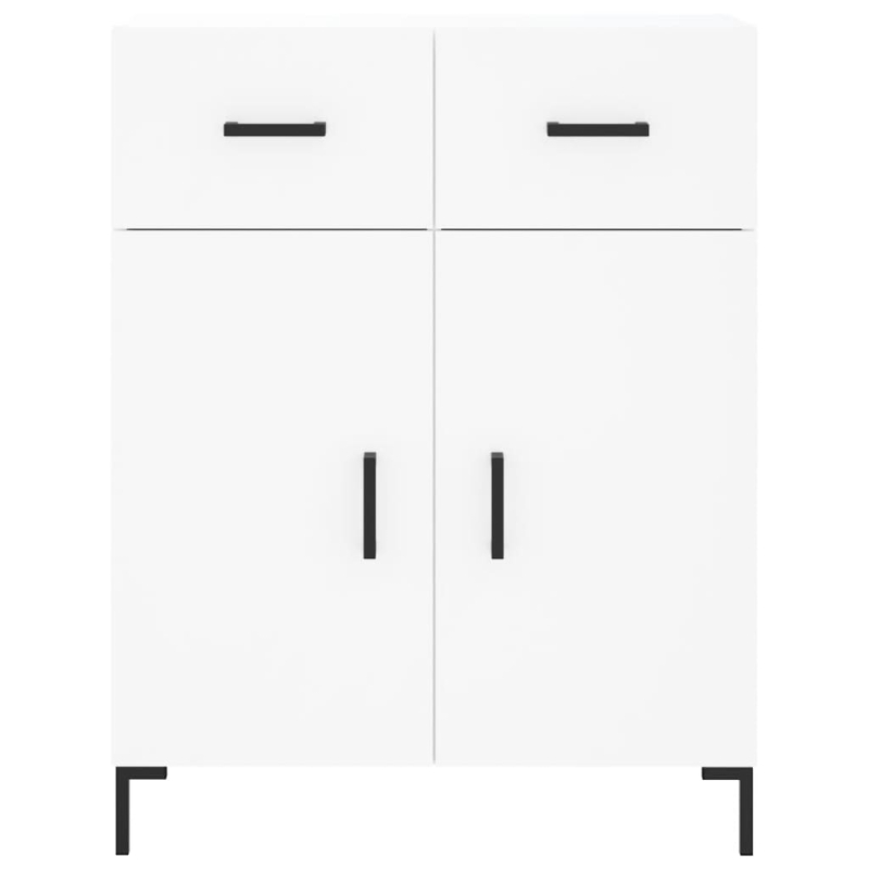 Highboard Weiß 69,5x34x180 cm Holzwerkstoff