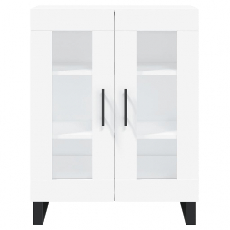 Highboard Weiß 69,5x34x180 cm Holzwerkstoff