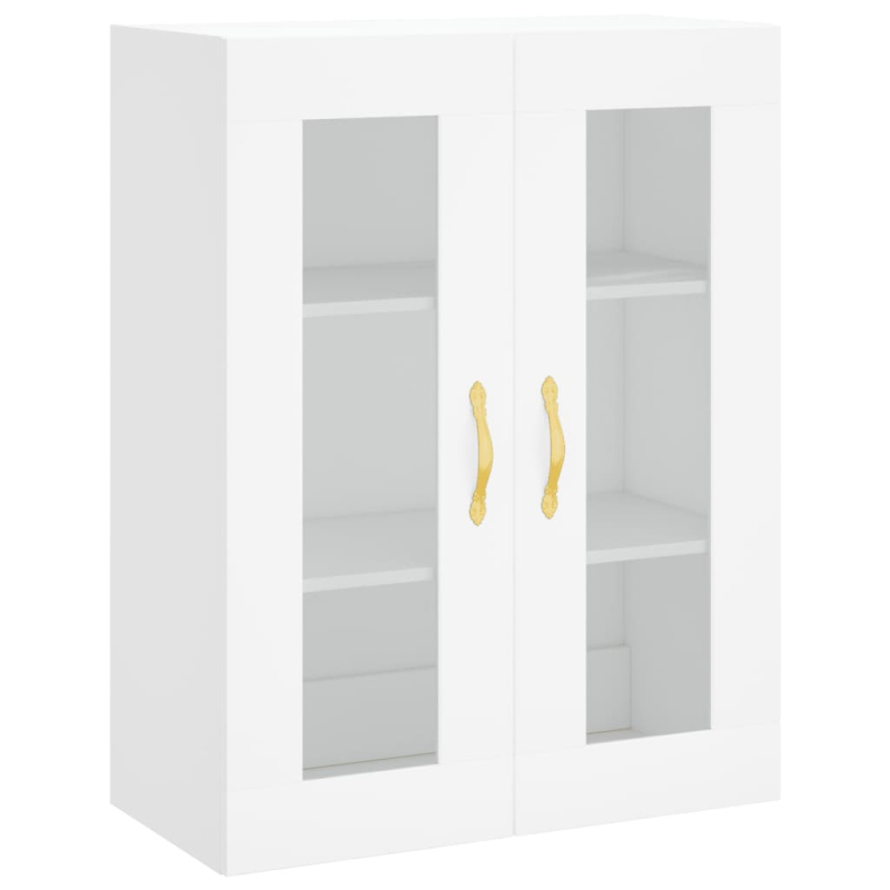 Highboard Weiß 69,5x34x180 cm Holzwerkstoff