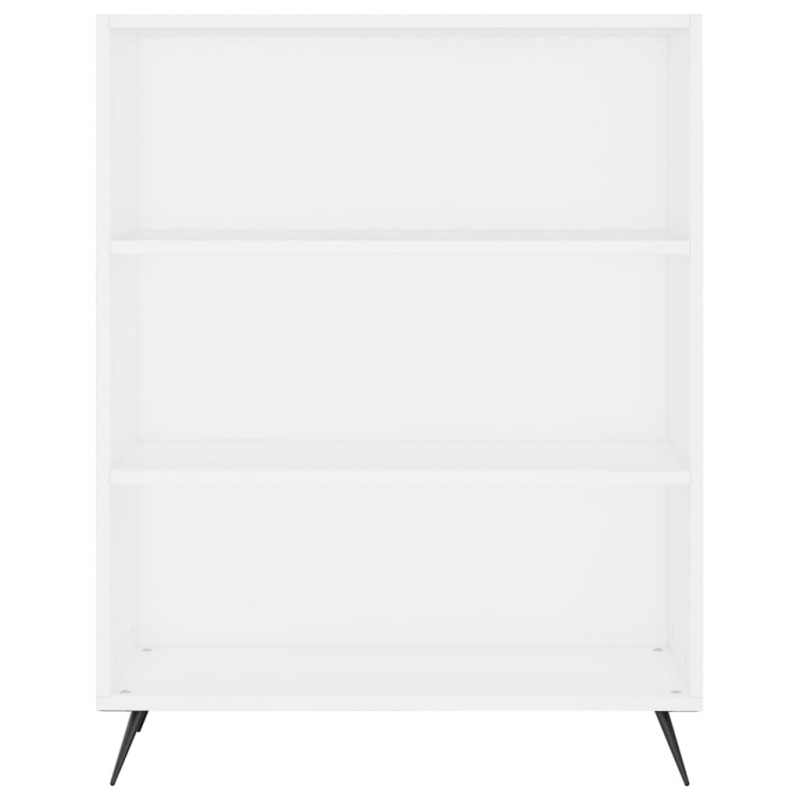Highboard Weiß 69,5x34x180 cm Holzwerkstoff