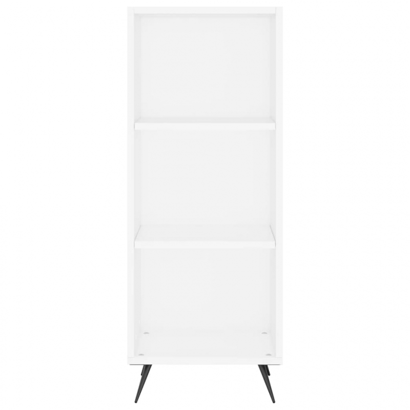 Highboard Weiß 34,5x34x180 cm Holzwerkstoff