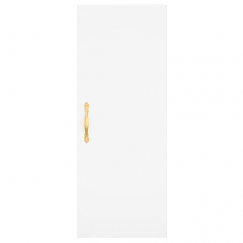 Highboard Weiß 34,5x34x180 cm Holzwerkstoff