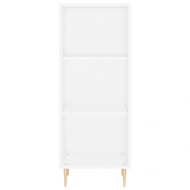 Highboard Weiß 34,5x34x180 cm Holzwerkstoff