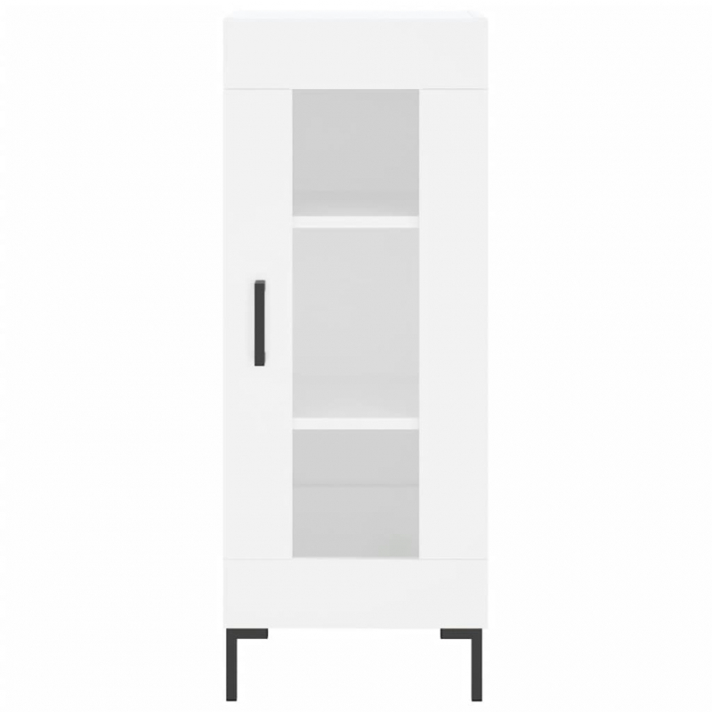 Highboard Weiß 34,5x34x180 cm Holzwerkstoff