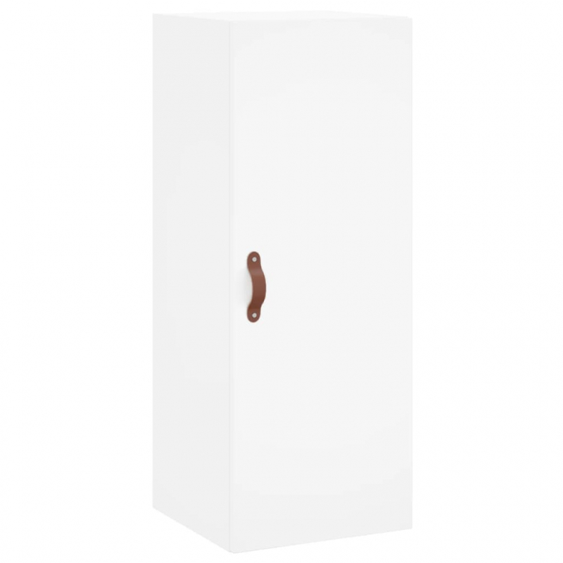 Highboard Weiß 34,5x34x180 cm Holzwerkstoff