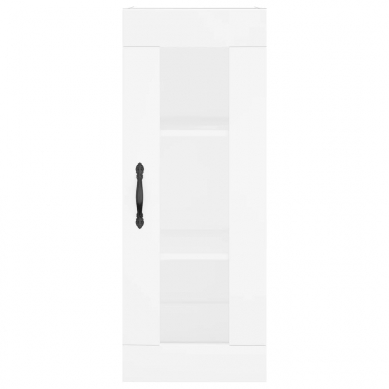 Highboard Weiß 34,5x34x180 cm Holzwerkstoff