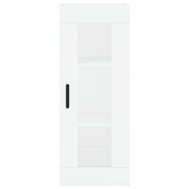 Highboard Weiß 34,5x34x180 cm Holzwerkstoff