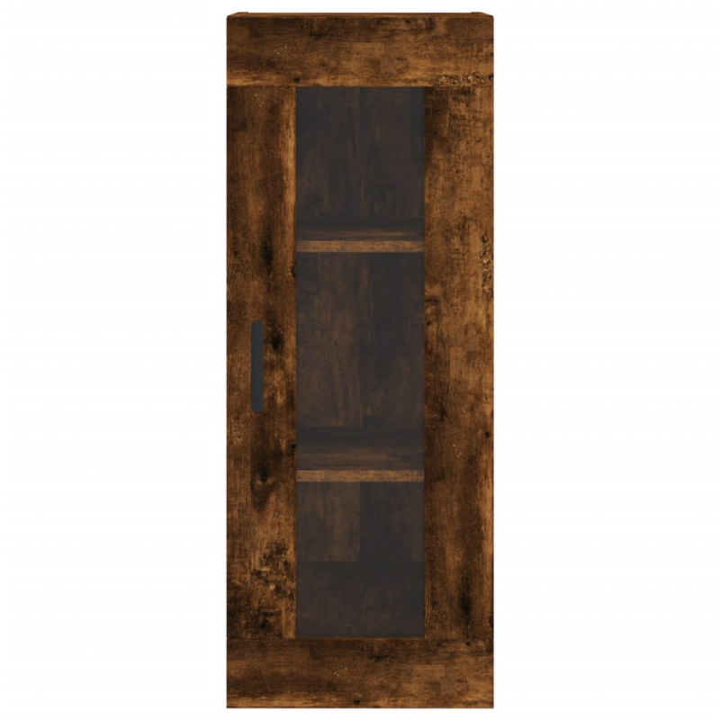 Highboard Räuchereiche 34,5x34x180 cm Holzwerkstoff