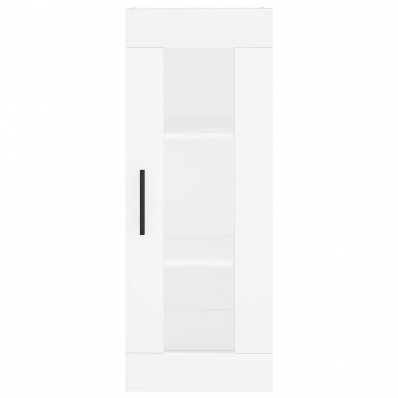 Highboard Weiß 34,5x34x180 cm Holzwerkstoff