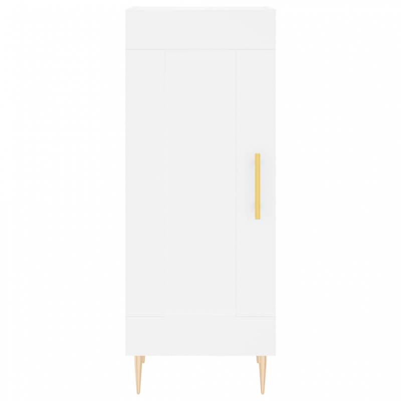 Highboard Weiß 34,5x34x180 cm Holzwerkstoff