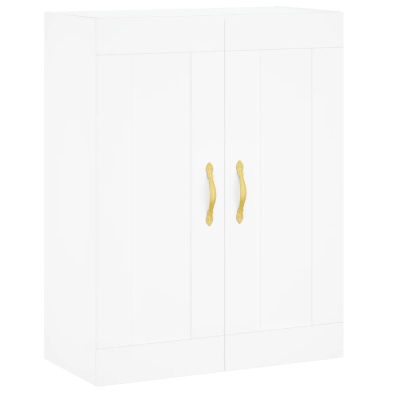 Highboard Weiß 69,5x34x180 cm Holzwerkstoff