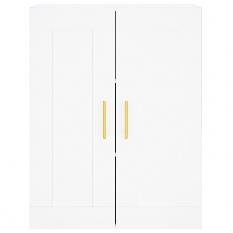 Highboard Weiß 69,5x34x180 cm Holzwerkstoff