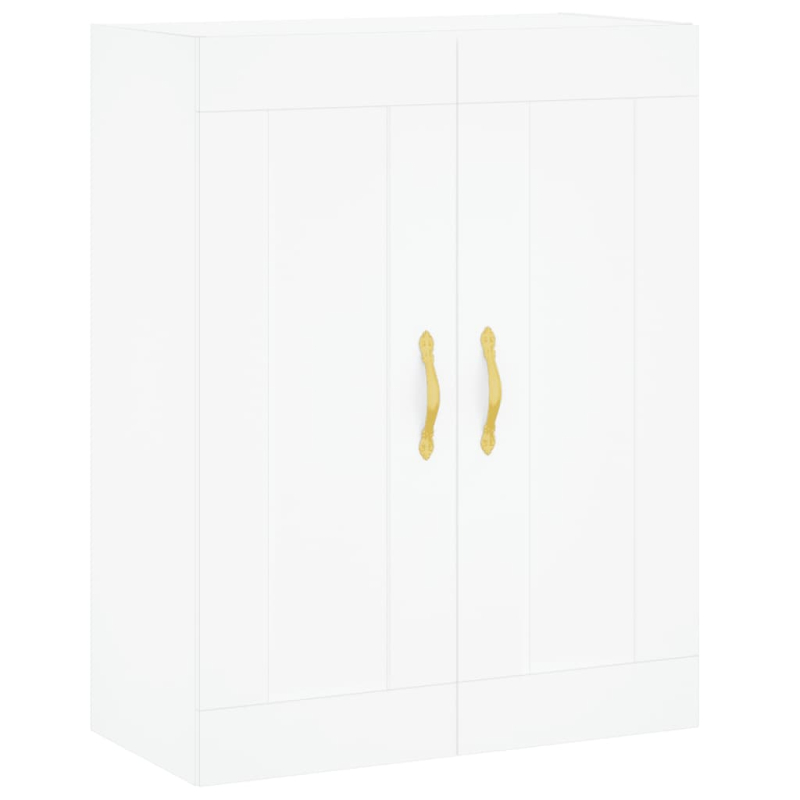 Highboard Weiß 69,5x34x180 cm Holzwerkstoff