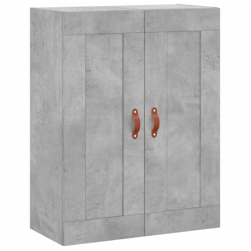 Highboard Betongrau 69,5x34x180 cm Holzwerkstoff