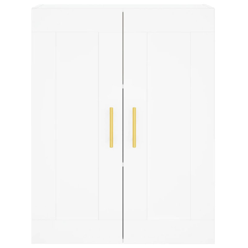 Highboard Weiß 69,5x34x180 cm Holzwerkstoff