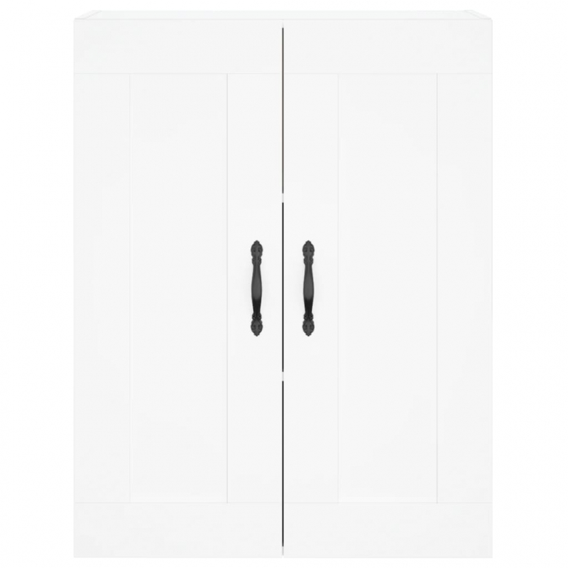 Highboard Weiß 69,5x34x180 cm Holzwerkstoff