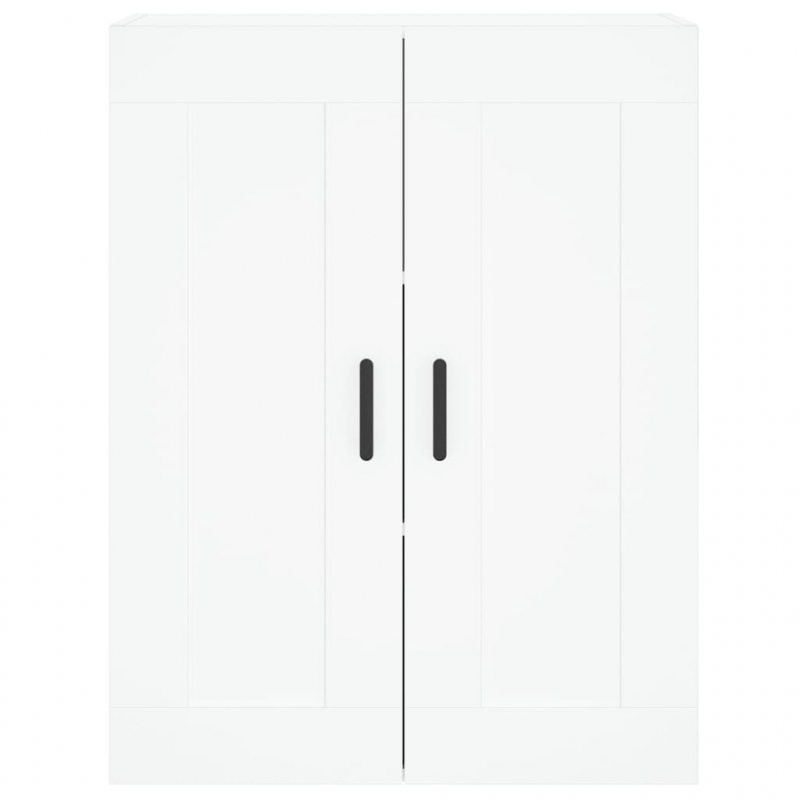 Highboard Weiß 69,5x34x180 cm Holzwerkstoff