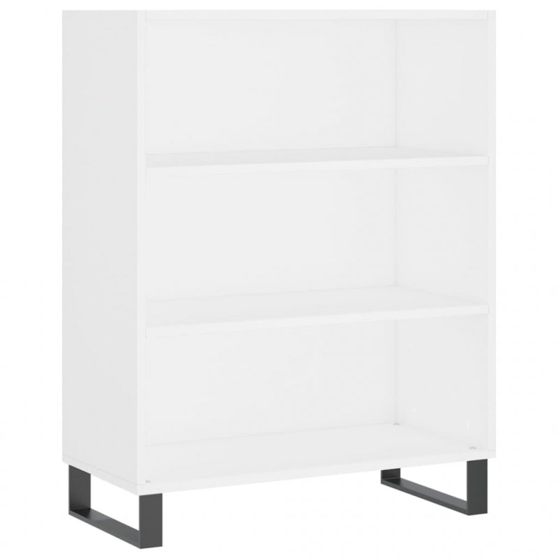 Highboard Weiß 69,5x34x180 cm Holzwerkstoff