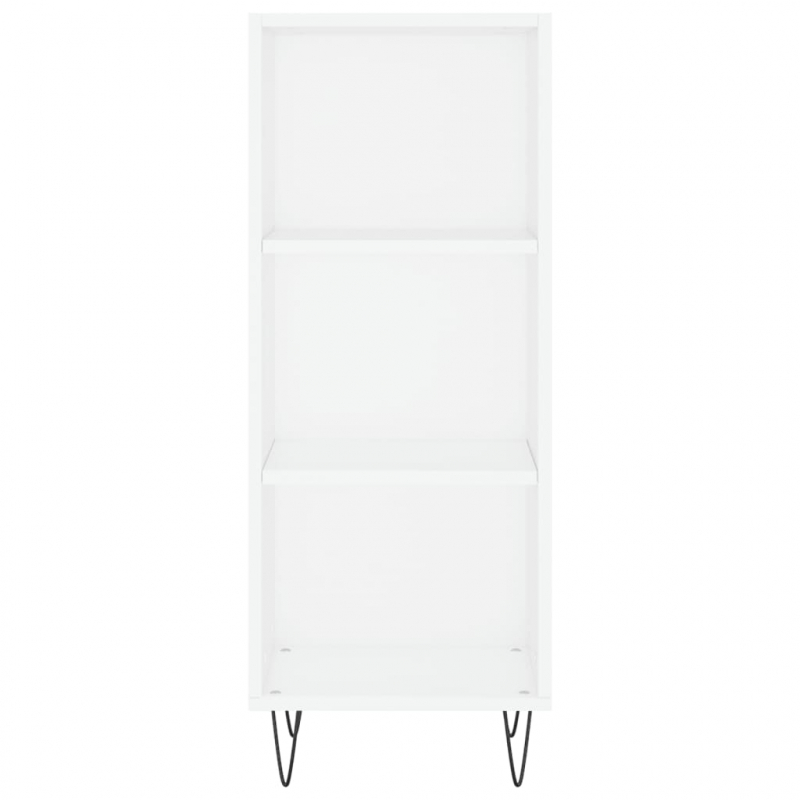 Highboard Weiß 34,5x34x180 cm Holzwerkstoff