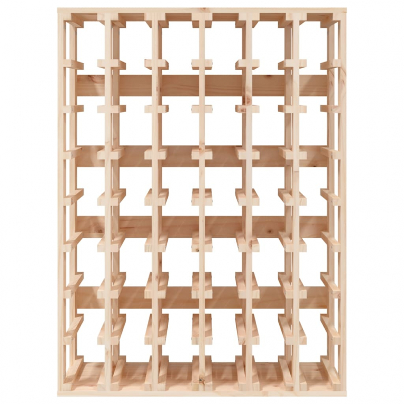 Weinregal 70x33x94 cm Massivholz Kiefer
