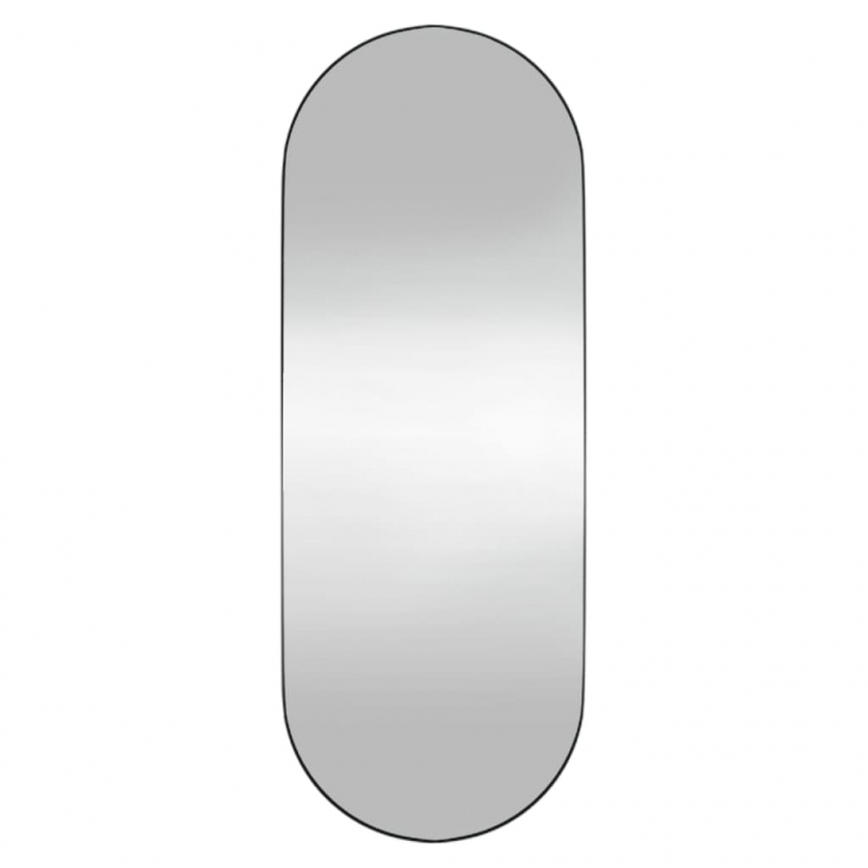 Wandspiegel 15x40 cm Glas Oval