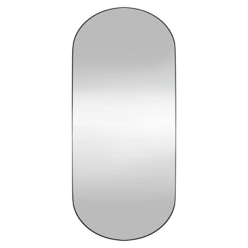 Wandspiegel 30x70 cm Glas Oval