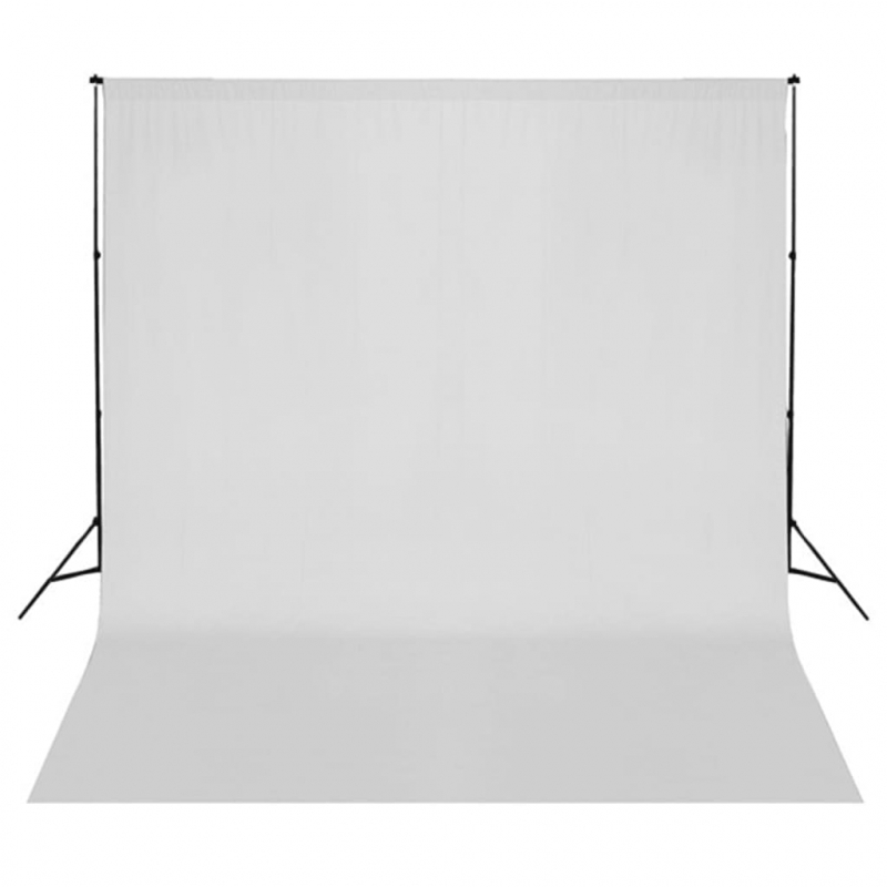 Fotostudio-Set mit Leuchten, Hintergrund und Reflektor