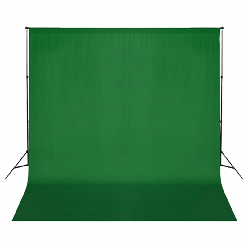 Fotostudio-Set mit Leuchten, Hintergrund und Reflektor