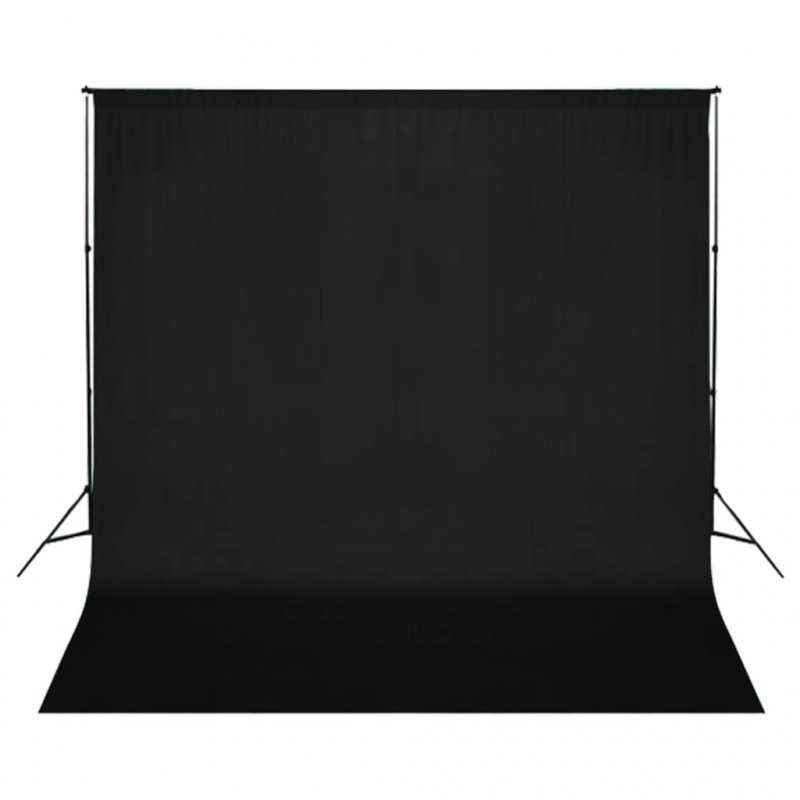 Fotostudio-Set mit Leuchten, Hintergrund und Reflektor