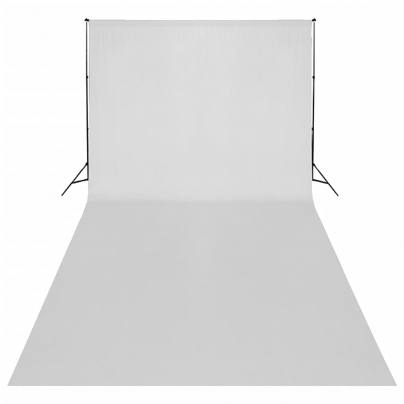 Fotostudio-Set mit Leuchten, Hintergrund und Reflektor