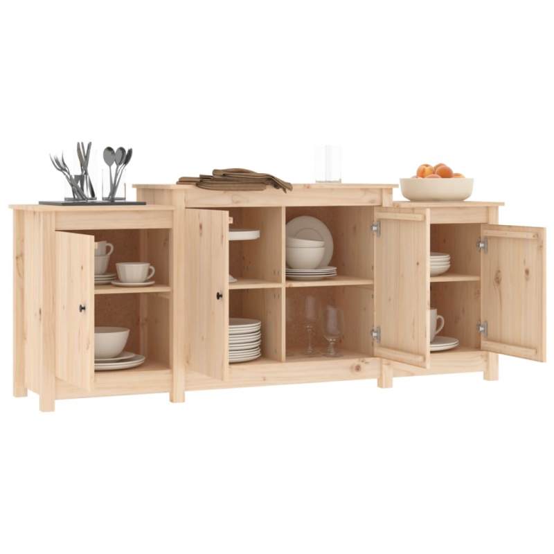 Sideboard 164x37x68 cm Massivholz Kiefer