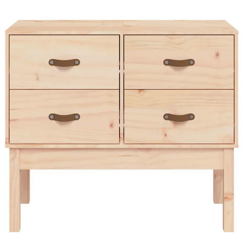 Konsolenschrank 90x40x78 cm Massivholz Kiefer