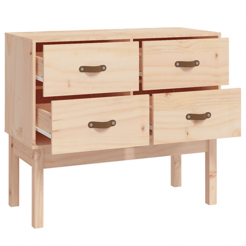 Konsolenschrank 90x40x78 cm Massivholz Kiefer