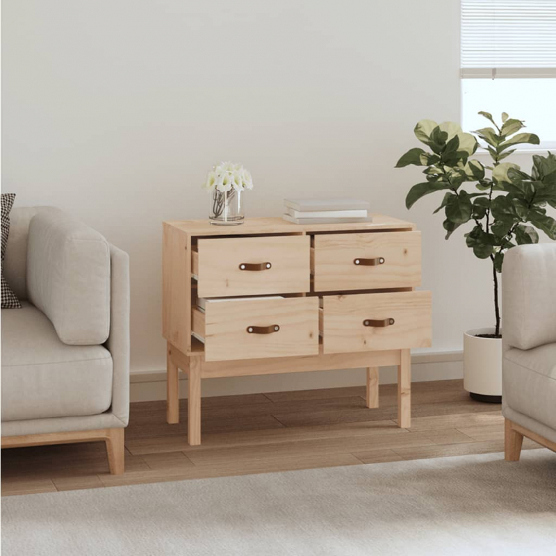 Konsolenschrank 90x40x78 cm Massivholz Kiefer