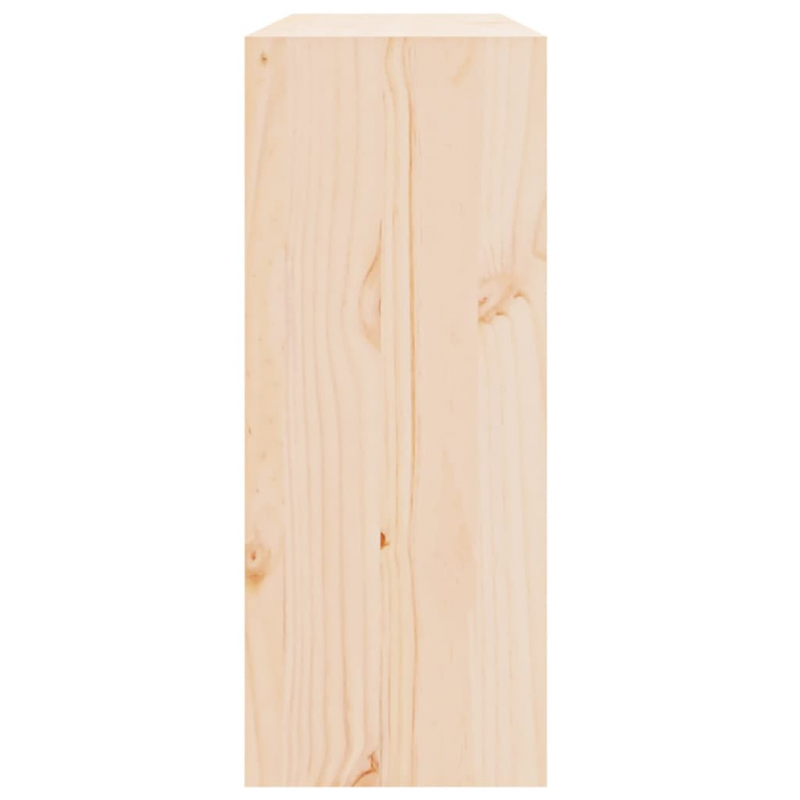 Weinregal 62x25x62 cm Massivholz Kiefer