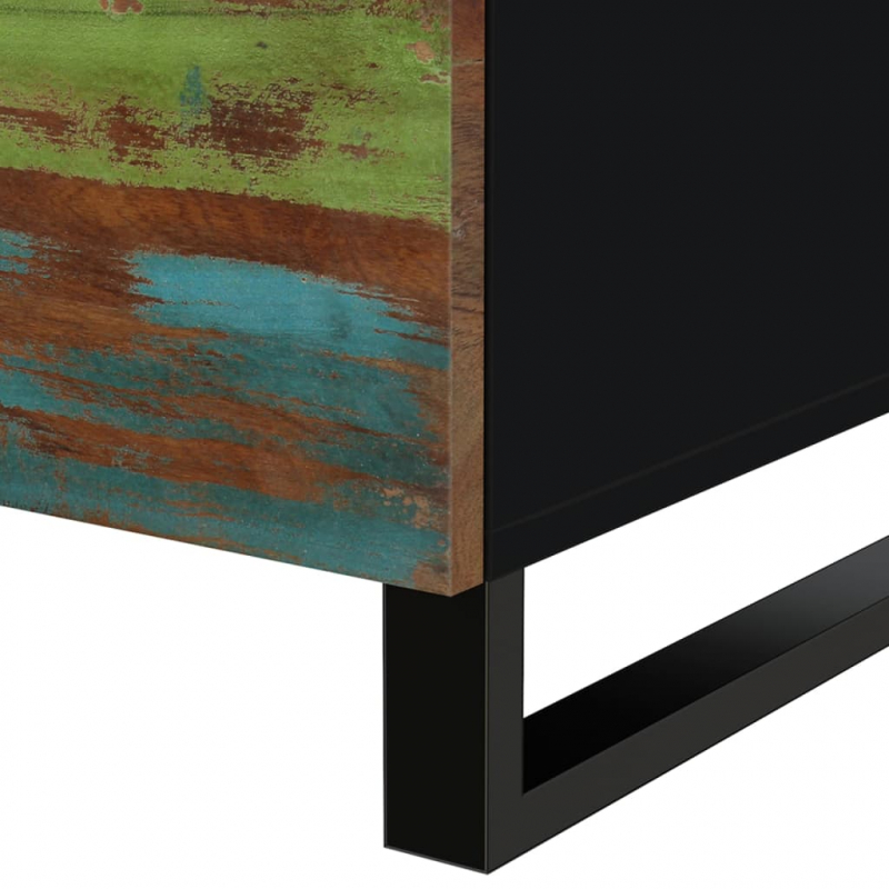 Couchtisch 80x50x40 cm Altholz Massiv & Holzwerkstoff