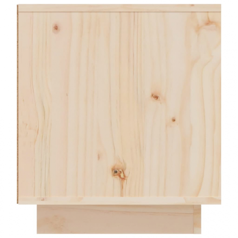 TV-Schrank 110x35x40,5 cm Massivholz Kiefer