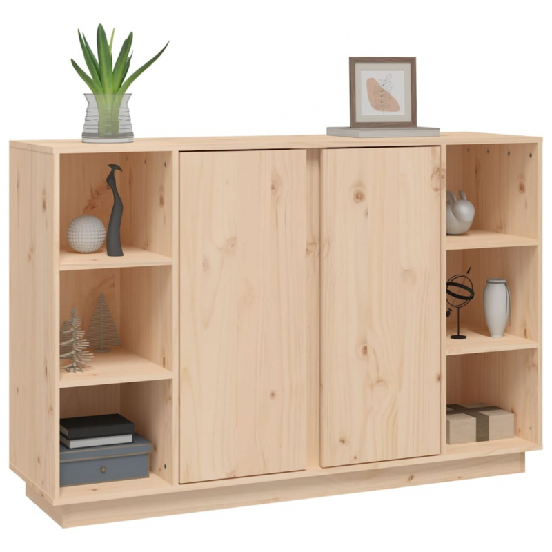 Sideboard 120x35x80 cm Massivholz Kiefer