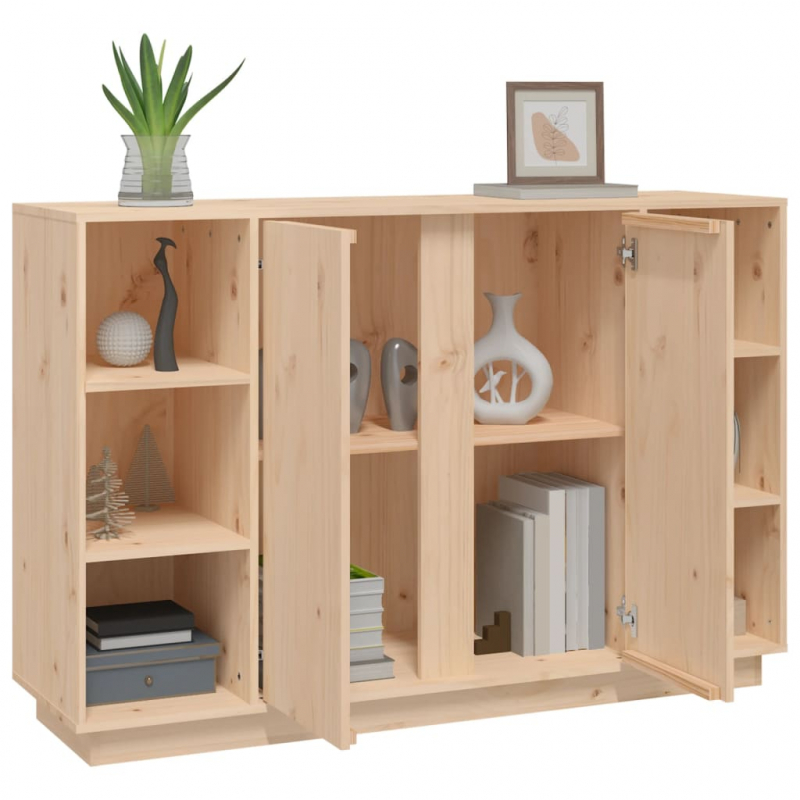 Sideboard 120x35x80 cm Massivholz Kiefer