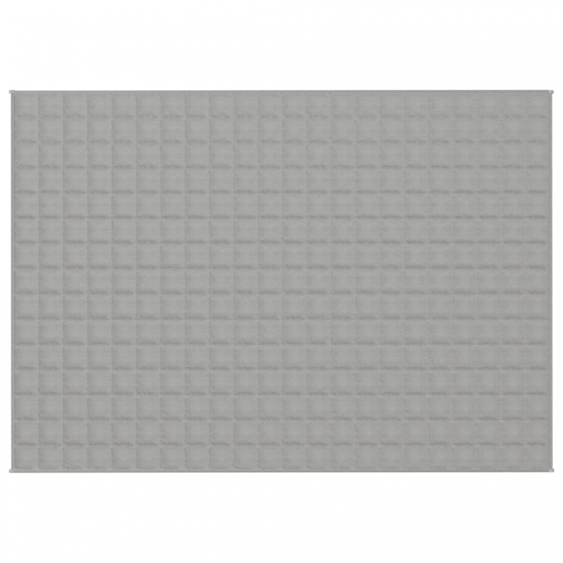 Gewichtsdecke Grau 155x220 cm 11 kg Stoff