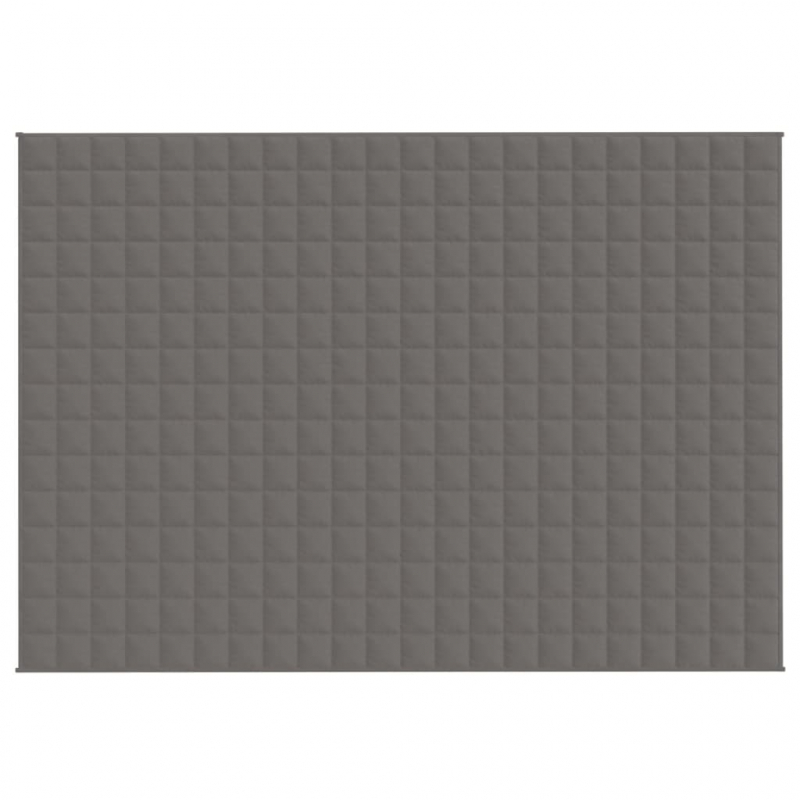 Gewichtsdecke Grau 155x220 cm 11 kg Stoff