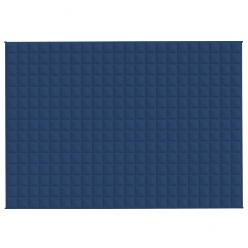 Gewichtsdecke Blau 155x220 cm 7 kg Stoff