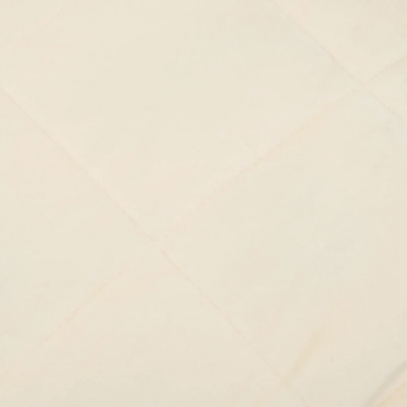 Gewichtsdecke Hellcreme 220x235 cm 11 kg Stoff