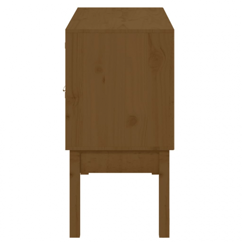 Sideboard Honigbraun 110x40x78 cm Massivholz Kiefer