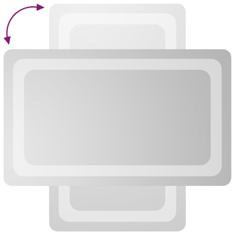 LED-Badspiegel 30x50 cm