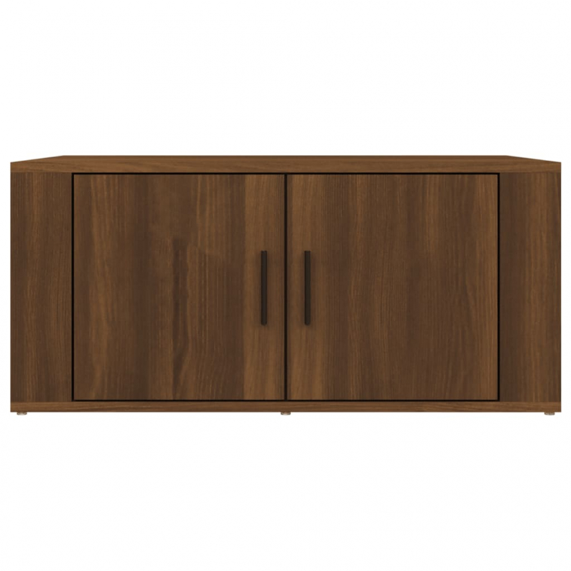 Couchtisch Braun Eichen-Optik 80x50x36 cm Holzwerkstoff