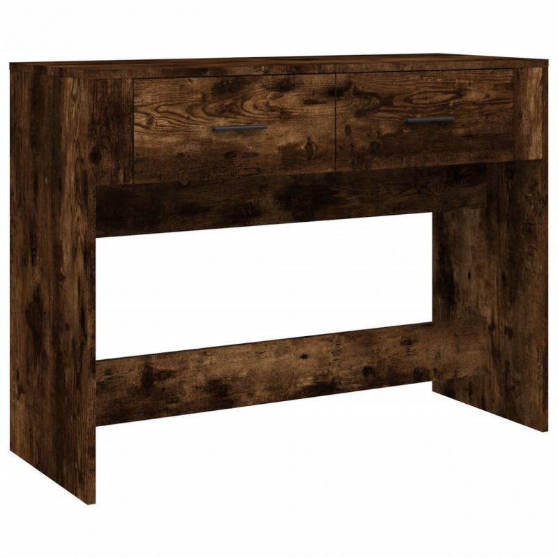 Konsolentisch Räuchereiche 100x39x75 cm Holzwerkstoff