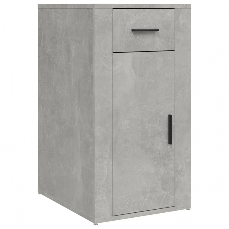 Büroschrank Betongrau 40x49x75 cm Holzwerkstoff